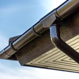 Plastmo bøjning 75 grader / 75 mm, brun