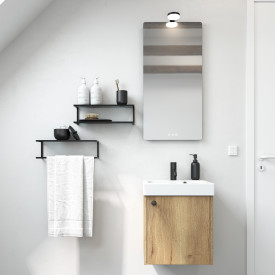 Dansani Jupiter speillampe, sort