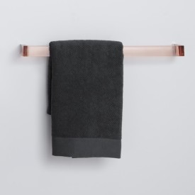 Kartell Laufen Rail håndklestang, 30 cm, rosa