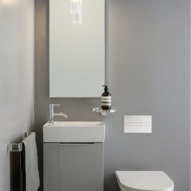 Kartell Laufen Rail håndklestang, 30 cm, transparent