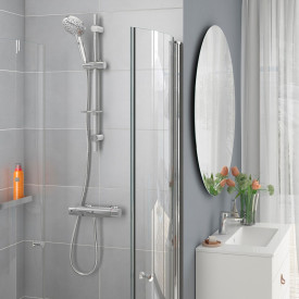 Gustavsberg Round dusjsett, krom