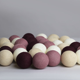 Iris Lights Dusty Pink lyslenke, 35 kuler