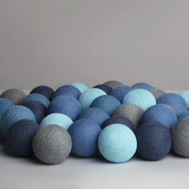 Iris Lights Ocean Blue lyslenke, 20 kuler