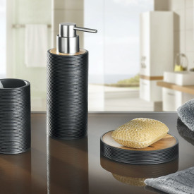 Kleine Wolke Kyoto tvålpump, svart