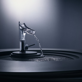 Axor Starck V 140 tvättställsblandare, vit