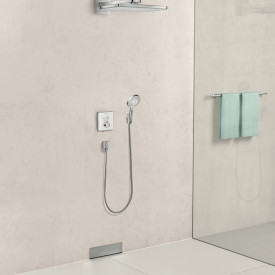 Hansgrohe FixFit Square slangeudtag, krom
