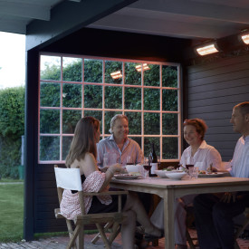 Solamagic S1 Premium infrarød terrassevarmer, 1400W, titanium