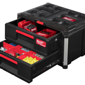 Milwaukee Packout skuffeboks, med 2 skuffer