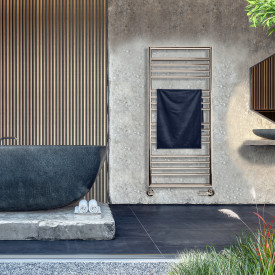 Kriss Venus håndkletørker, kombi, 50x117 cm, polert stål