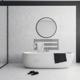 Kriss Space håndkletørker, kombi, 51x90 cm, krom