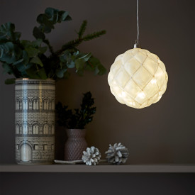 8 stk Markslöjd Pearl ophæng, rund