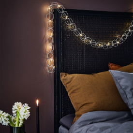 Markslöjd Serve lyskæde, sølv