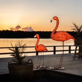 Konstsmide flamingo, H70 cm