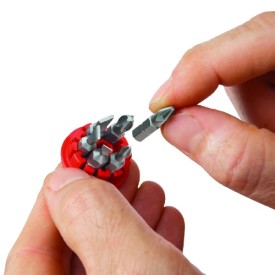 Wiha skruvmejse, inkl. 6 bits, PH/spår