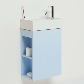 Kartell Laufen tvättställ, 46x28 cm, höger, vit