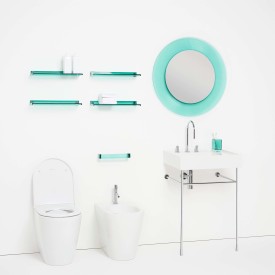 Kartell Laufen tvättställ, 60x46 cm, vänster, vit