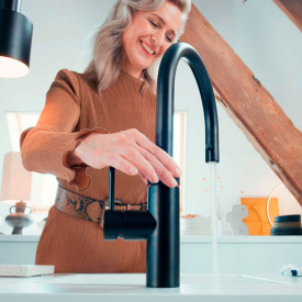 Quooker Flex Pro3 køkkenarmatur, kogende vand, sort