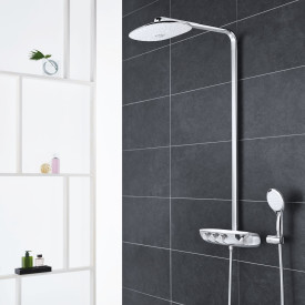 Grohe Rainshower SmartControl 360 Duo dusjsett, hvit