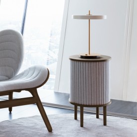 Umage Asteria bordlampe med USB, hvit