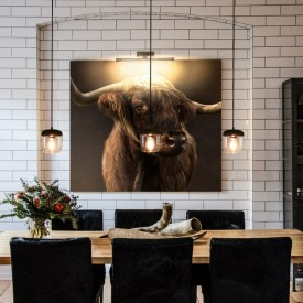 Umage Acorn lampeskjerm, sort/messing