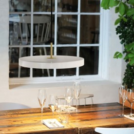 Umage Asteria pendellampe, hvit, Ø43 cm