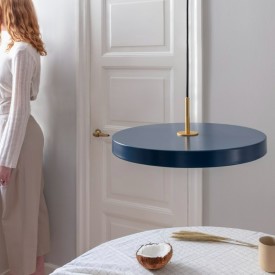 Umage Asteria pendellampe, blå, Ø43 cm