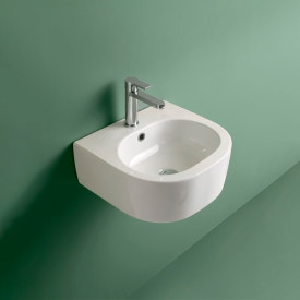 Lavabo Flo 40 servant, 40x37 cm hvit