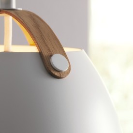 Halo Design Oslo pendellampe, hvit, Ø40 cm