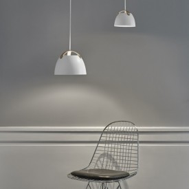 Halo Design Oslo pendellampe, hvit, Ø16 cm
