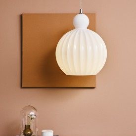 Halo Design Ball Ball pendellampe, opal, Ø25 cm