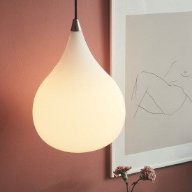Halo Design Drops pendellampe, glas, Ø38 cm