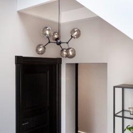 Halo Design Atom Large pendellampe, røykfarvet