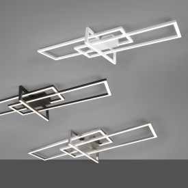 Trio Lighting Salinas taklampe, hvit