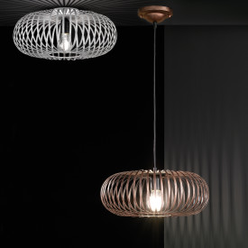 Trio Lighting Johann taklampe, kobber