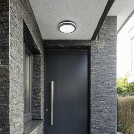 Trio Lighting Piave taklampe med sensor, antrasitt