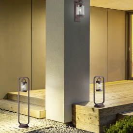 Trio Lighting Sambesi utendørs vegglampe, rustikk