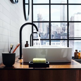 Axor One Select 260 tvättställsblandare, matt svart