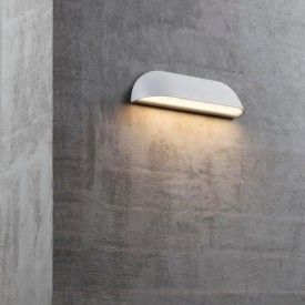 Nordlux Front 26 utelys vegg, hvit, 26 cm