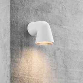 Nordlux Front Single utelys vegg, hvit