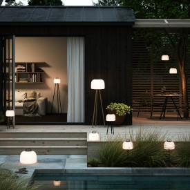 Nordlux Kettle gulvstativ, sort metall