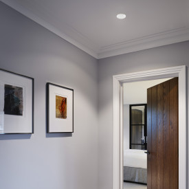 Astro Blanco Round indbygningsspot, kipbar, hvid