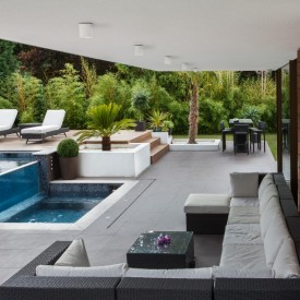 Astro Kos II udendørs loftlampe, hvid