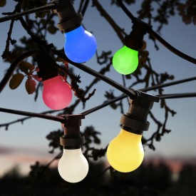 Star Trading , Farget B22 LED lyspære, gul