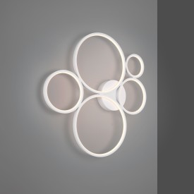 Trio Lighting Rondo taklampe, hvit, 59 cm