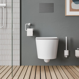 Damixa Silhouet reservepapirholder, mat hvid