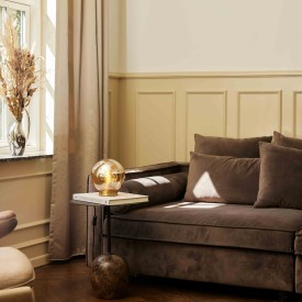 Halo Design Bubbles bordlampe, ravfarget