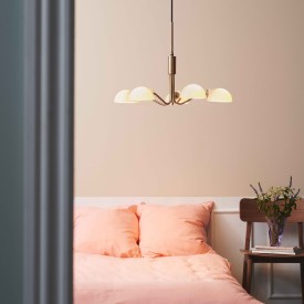 Halo Design Kjøbenhavn lysekrone, messing