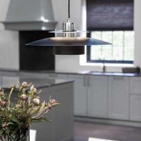 Halo Design Sørup pendellampe, messing/sort