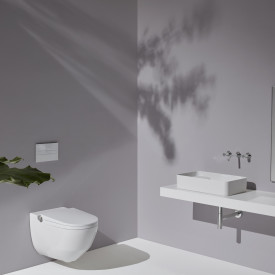 Laufen Riva duschtoalett, utan spolkant, rengöringsvänlig, vit