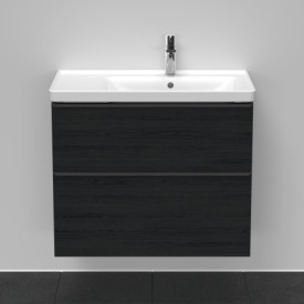 Duravit D-Neo underskåp, 78,4x45,2 cm, svart ek